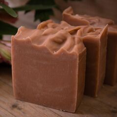 rose and geranium handmade soap