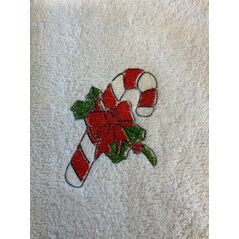 Christmas Guest Towel Candycane