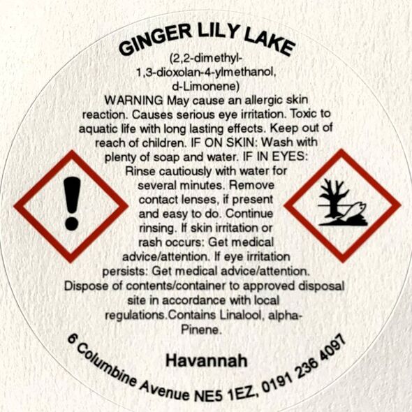 CLP Ginger Lily Lake Reed Diffuser