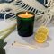 Lemongrass essential oil blend emerald glass candle